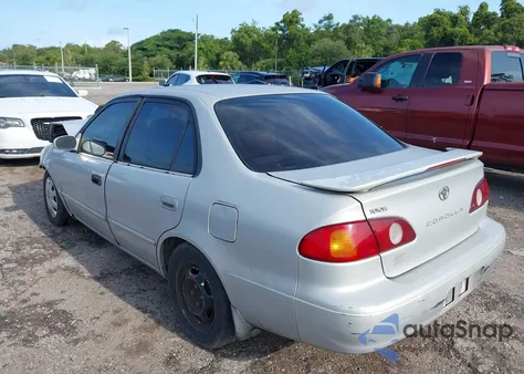 2001 Toyota Corolla S z USA, uszkodzony, nr VIN 1NXBR12E81Z541185